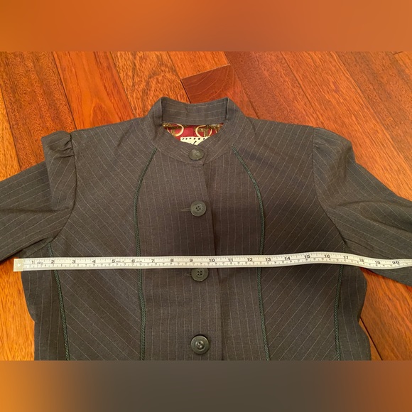 Mandarin Collar Fitted Blazer US 4 - perfect for office - Picture 5 of 8